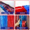 Red and Blue Streamers, Pack of 2 - Xtralarge, 3.2x8 Feet | Red and Blue Fringe Curtain, Red and Blue Party Decorations | Circus Theme Party Decorations | Red and Blue Carnival Decorations